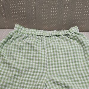 SHEIN Green Gingham Pants